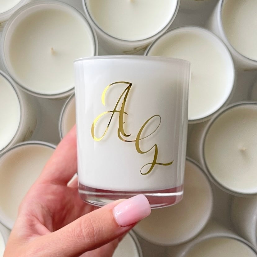 Personalised Initial Candle Deluxe