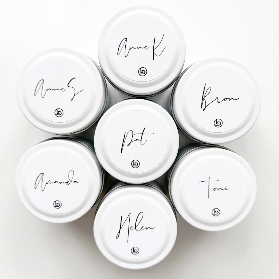 Personalised Candle Tin with Name Soy Candle