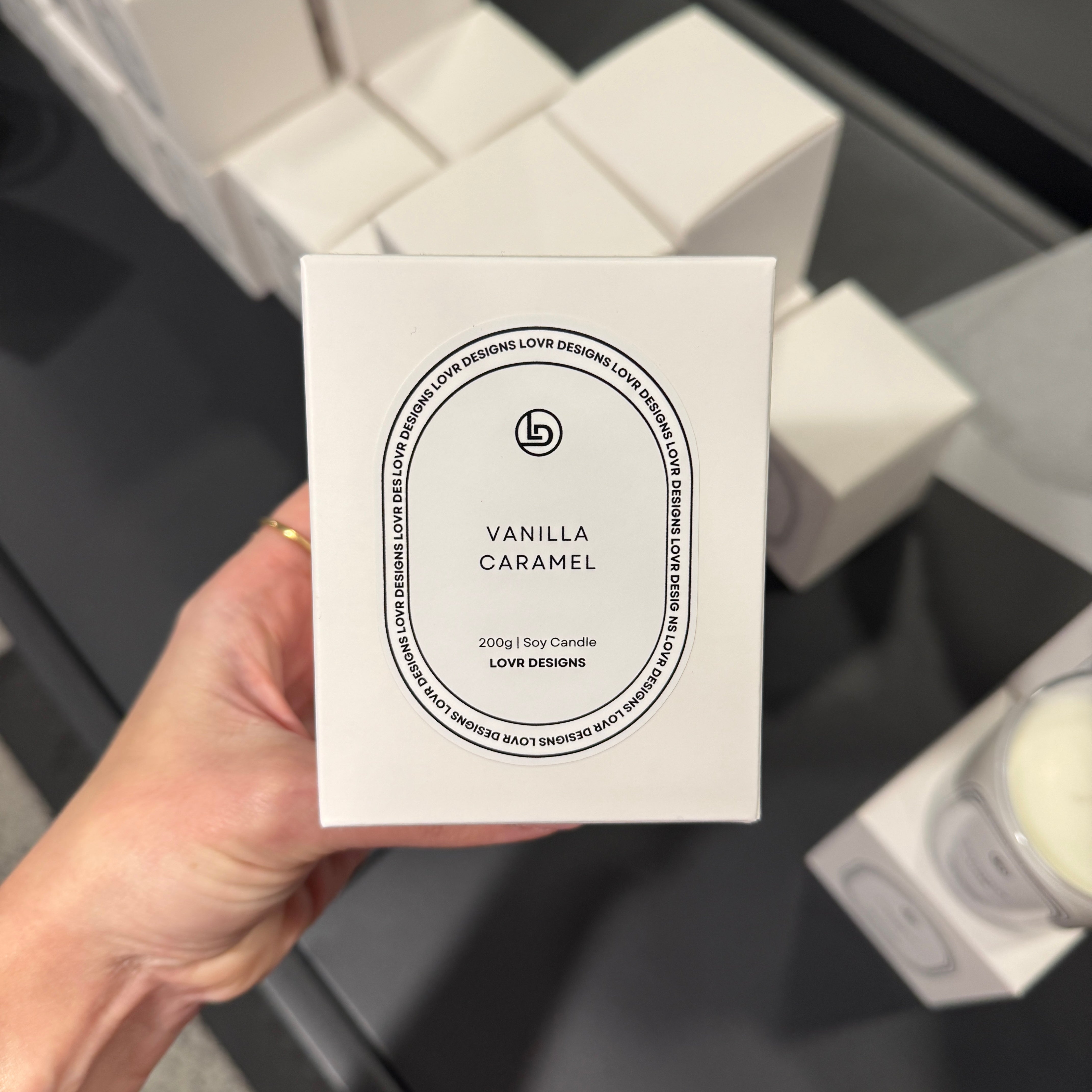 (Unreleased Collection) Medium 200g Candle - VANILLA CARAMEL