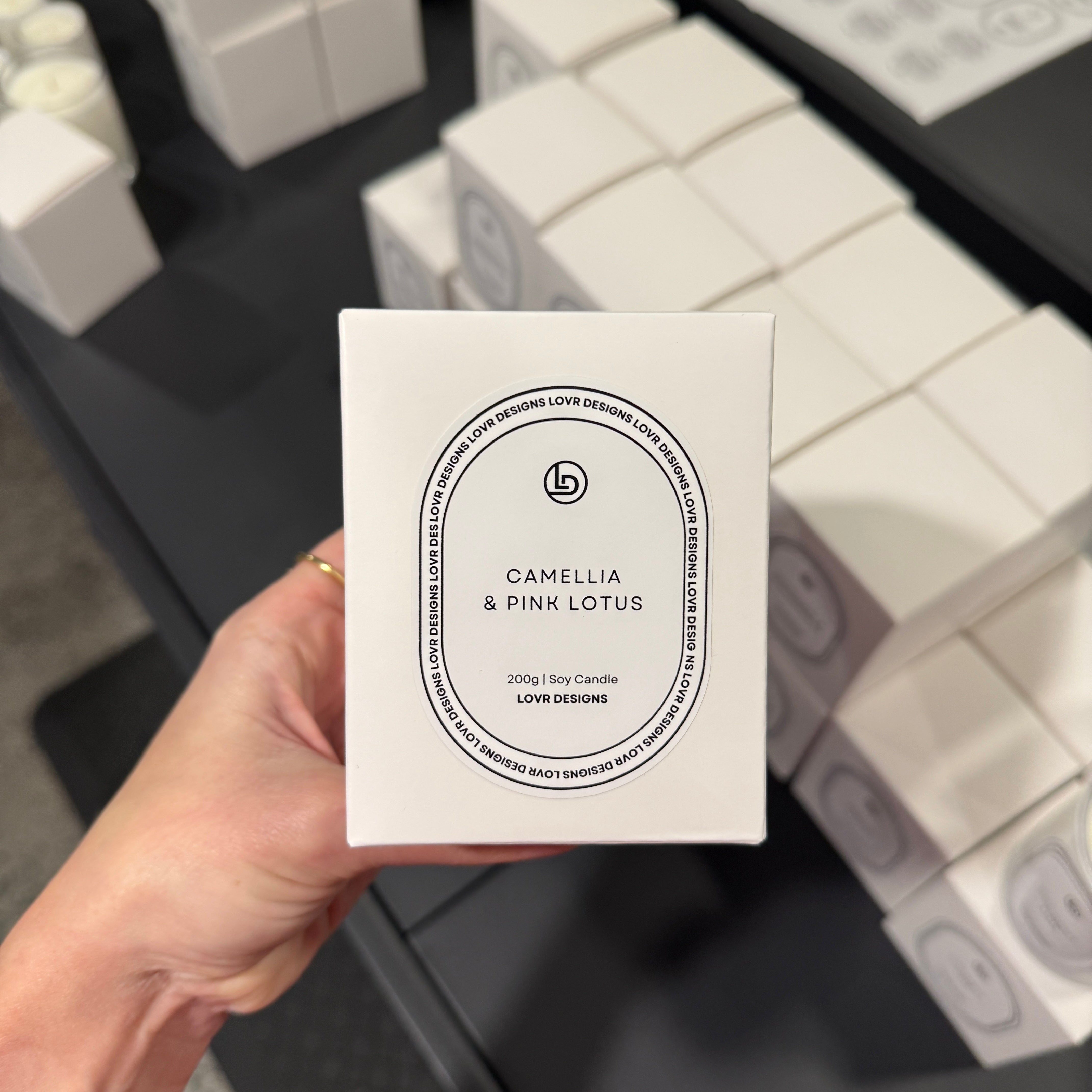 (Unreleased Collection) Medium 200g Candle - CAMELLIA & PINK LOTUS