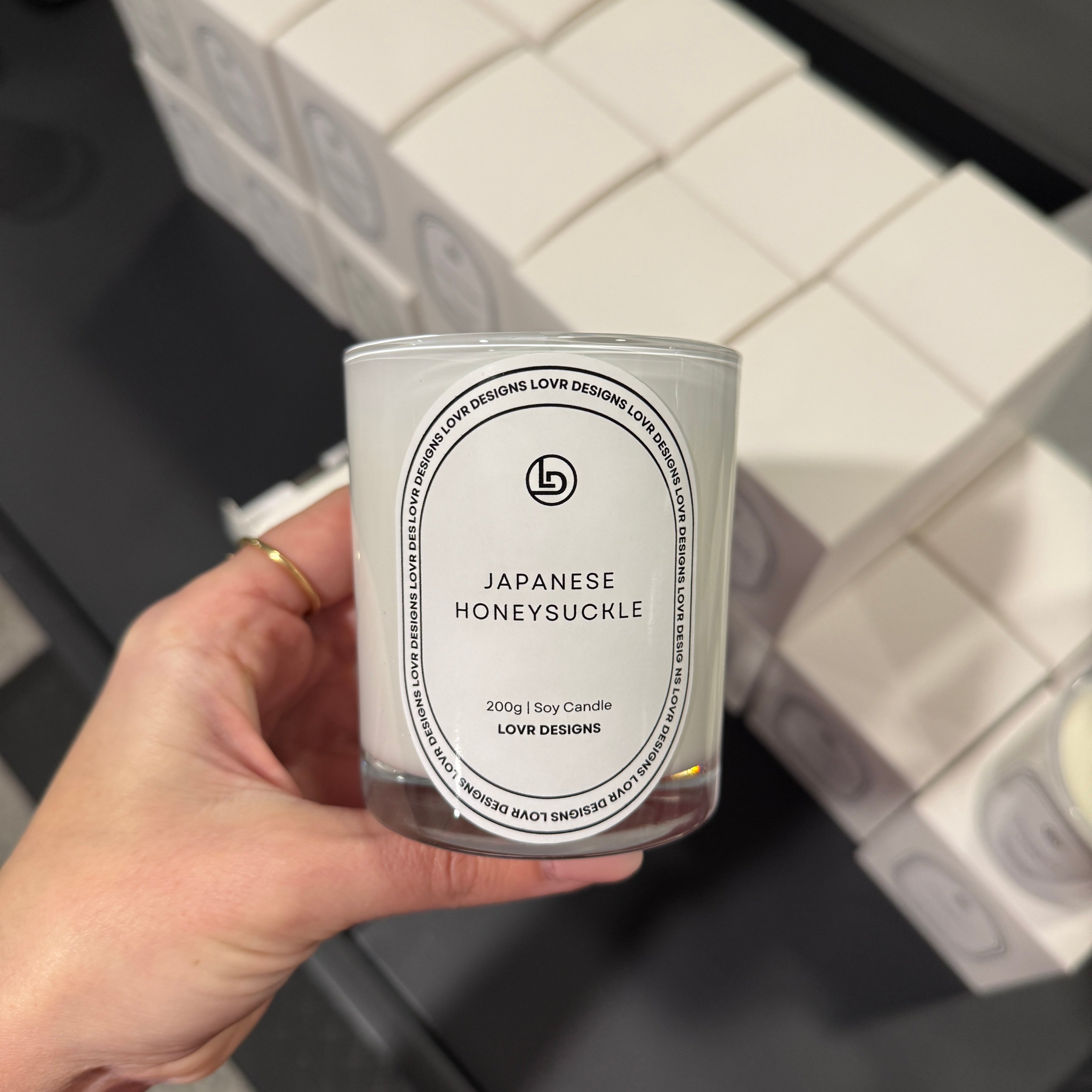 (Unreleased Collection) Medium 200g Candle - JAPANESE HONEYSUCKLE