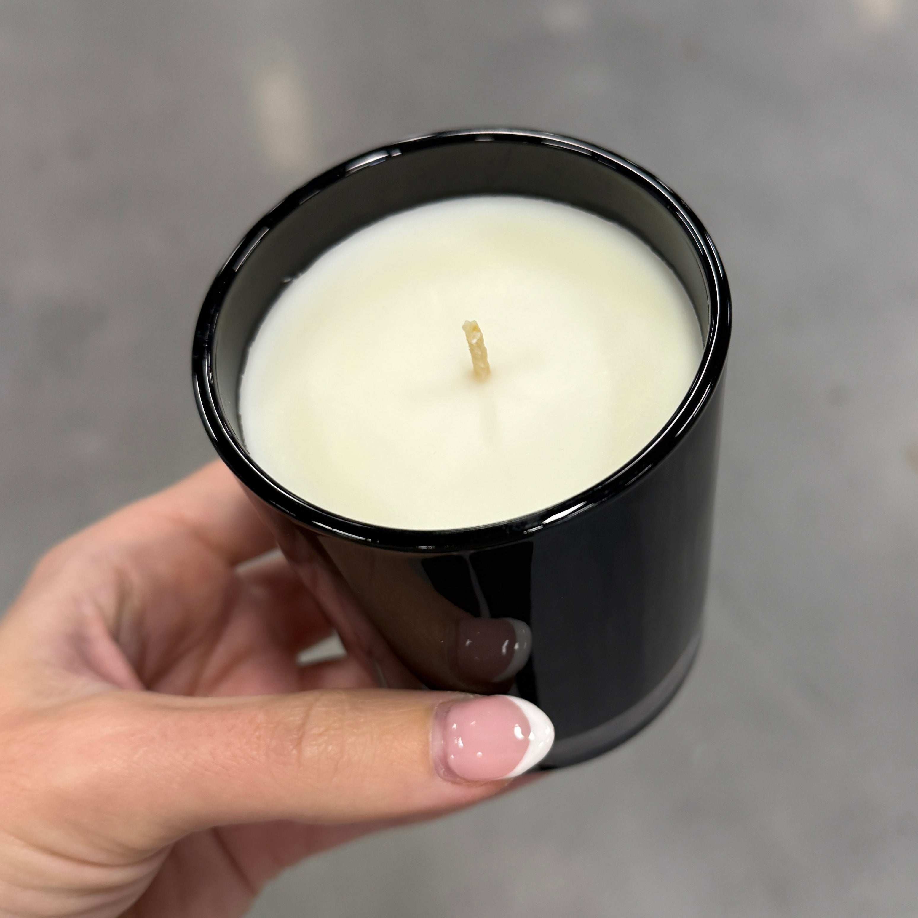 (Perfectly Imperfect) BLACK Medium 200g Candle - AMALFI RIVIERA
