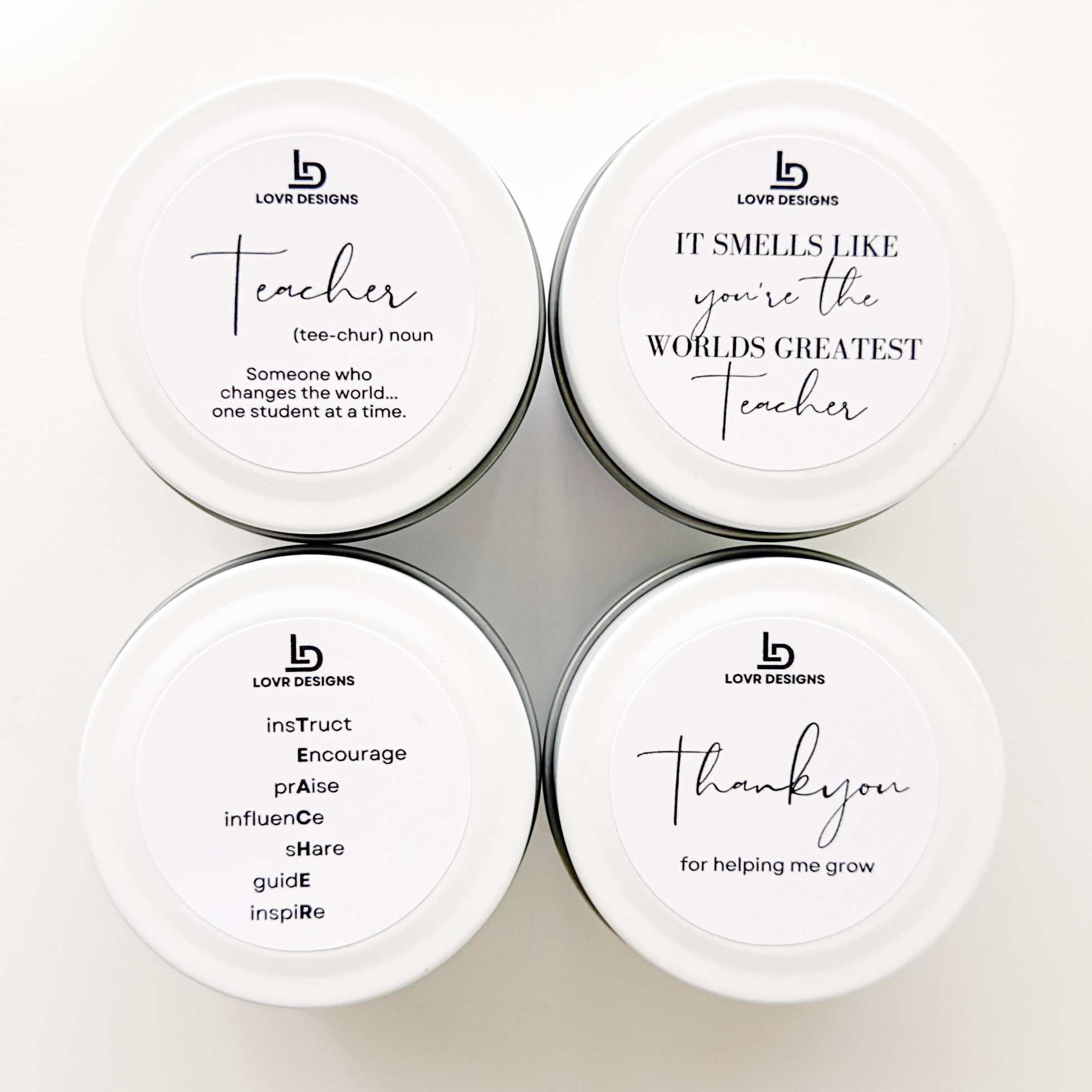 Teacher Dictionary Meaning Candle Tin