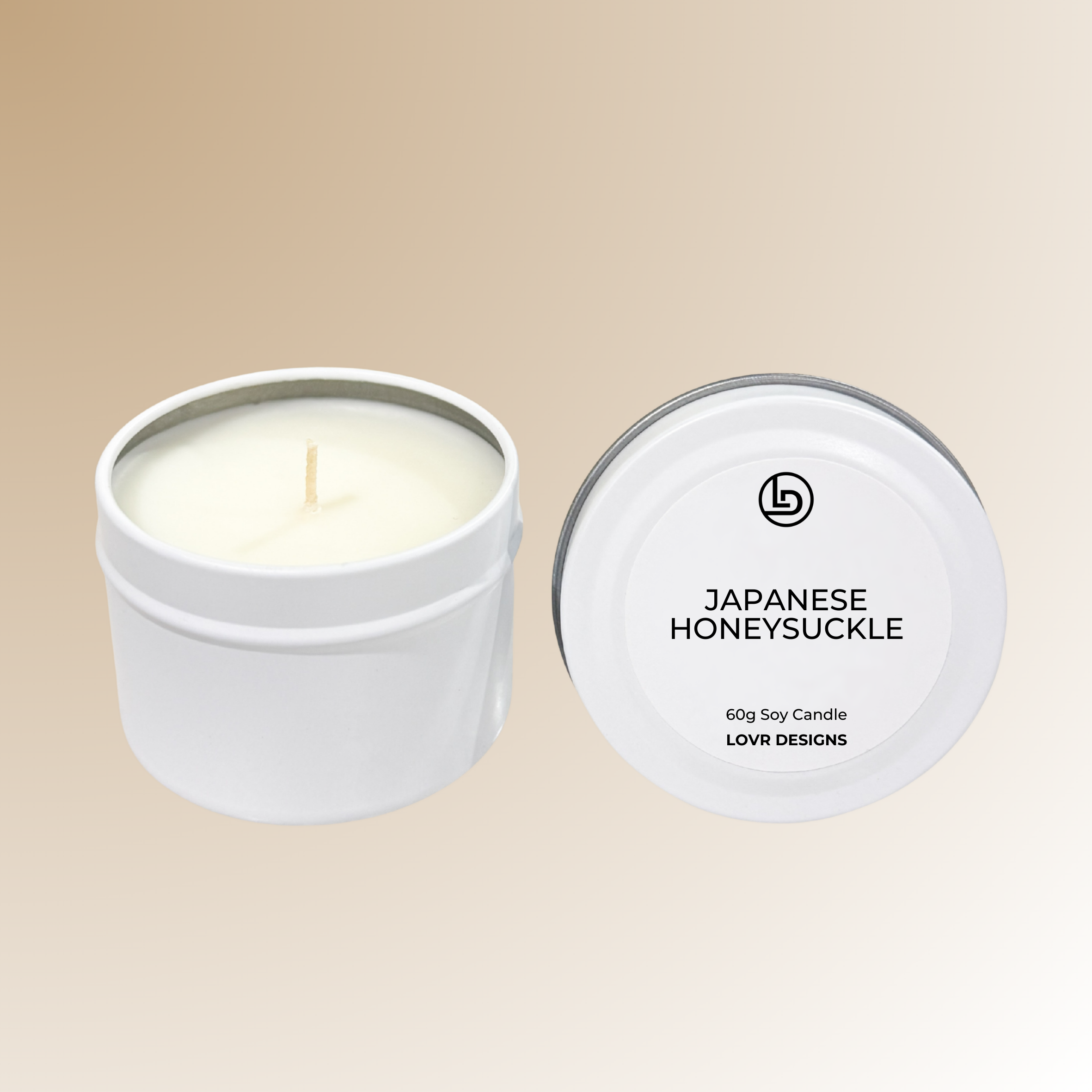 Japanese Honeysuckle Soy Candle Tin