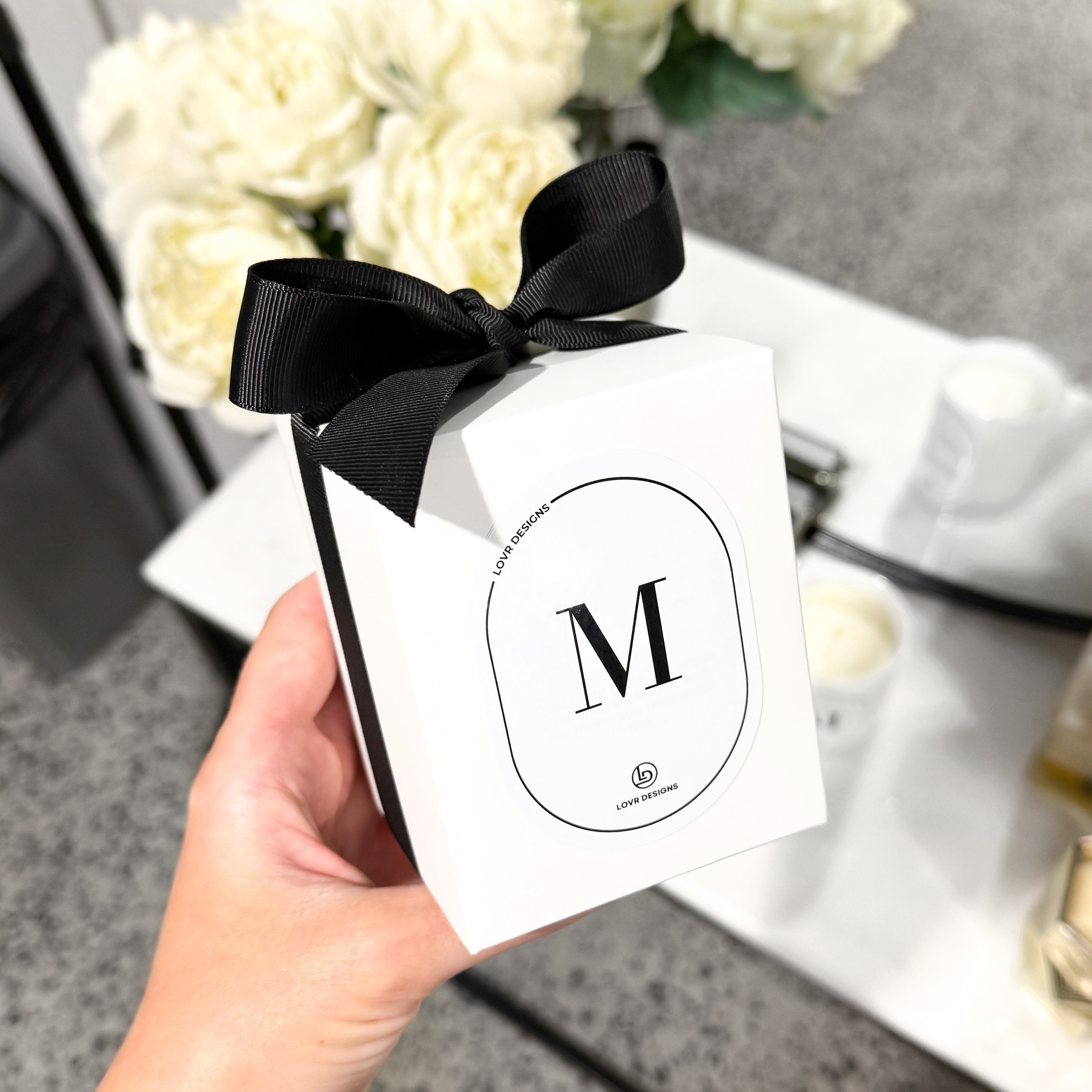 Personalised Letter Soy Candle