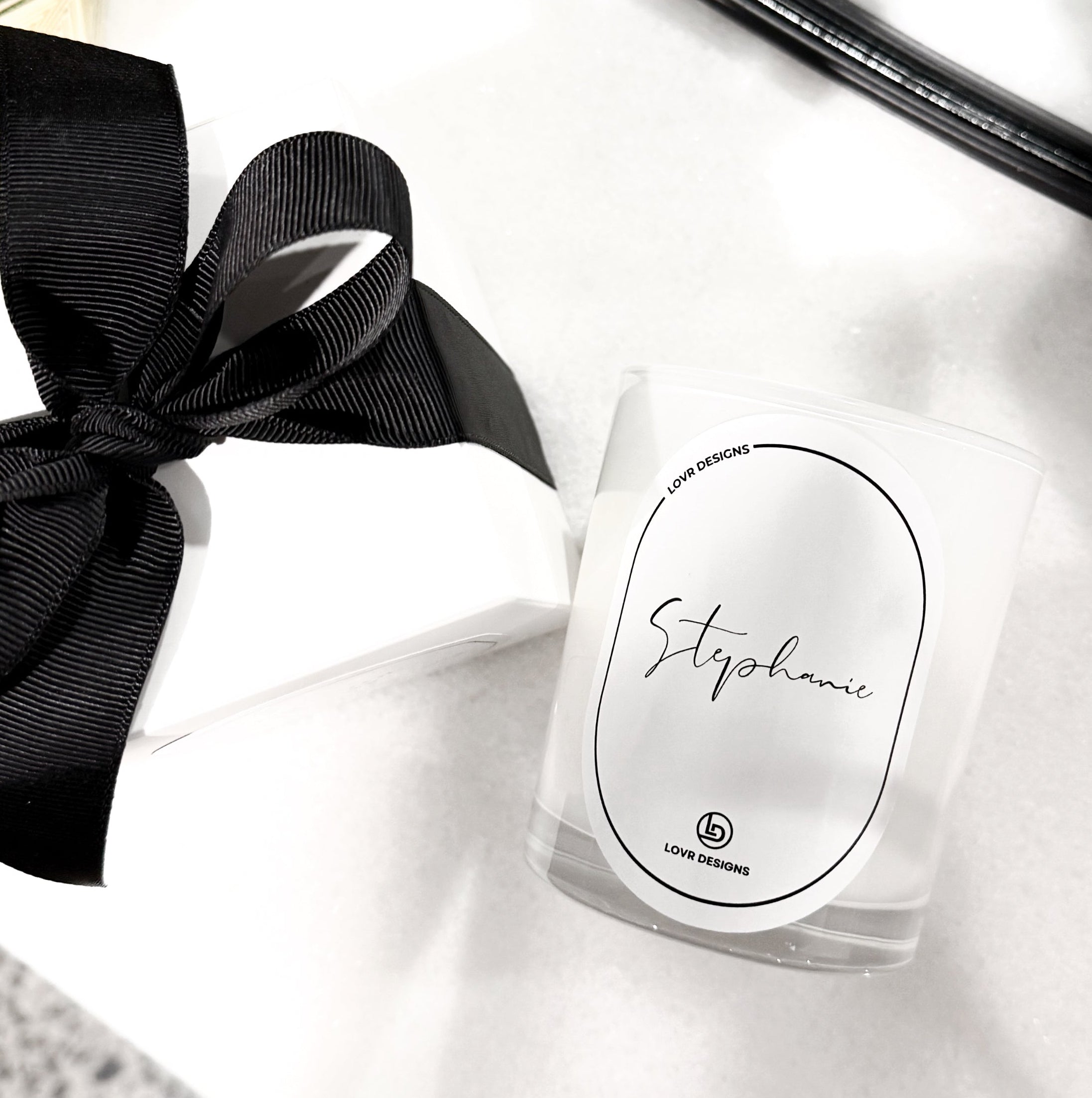 Personalised Name Soy Candle