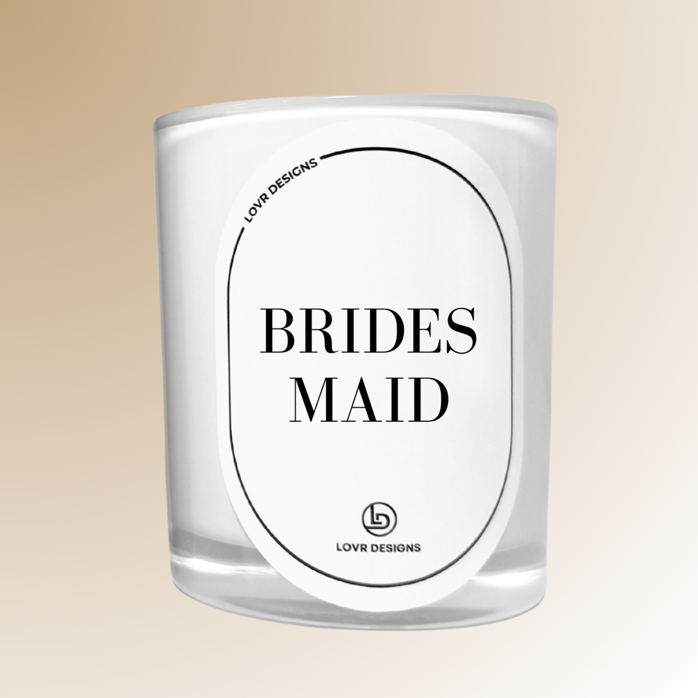 Personalised Bridal Party Gift - Soy Candle