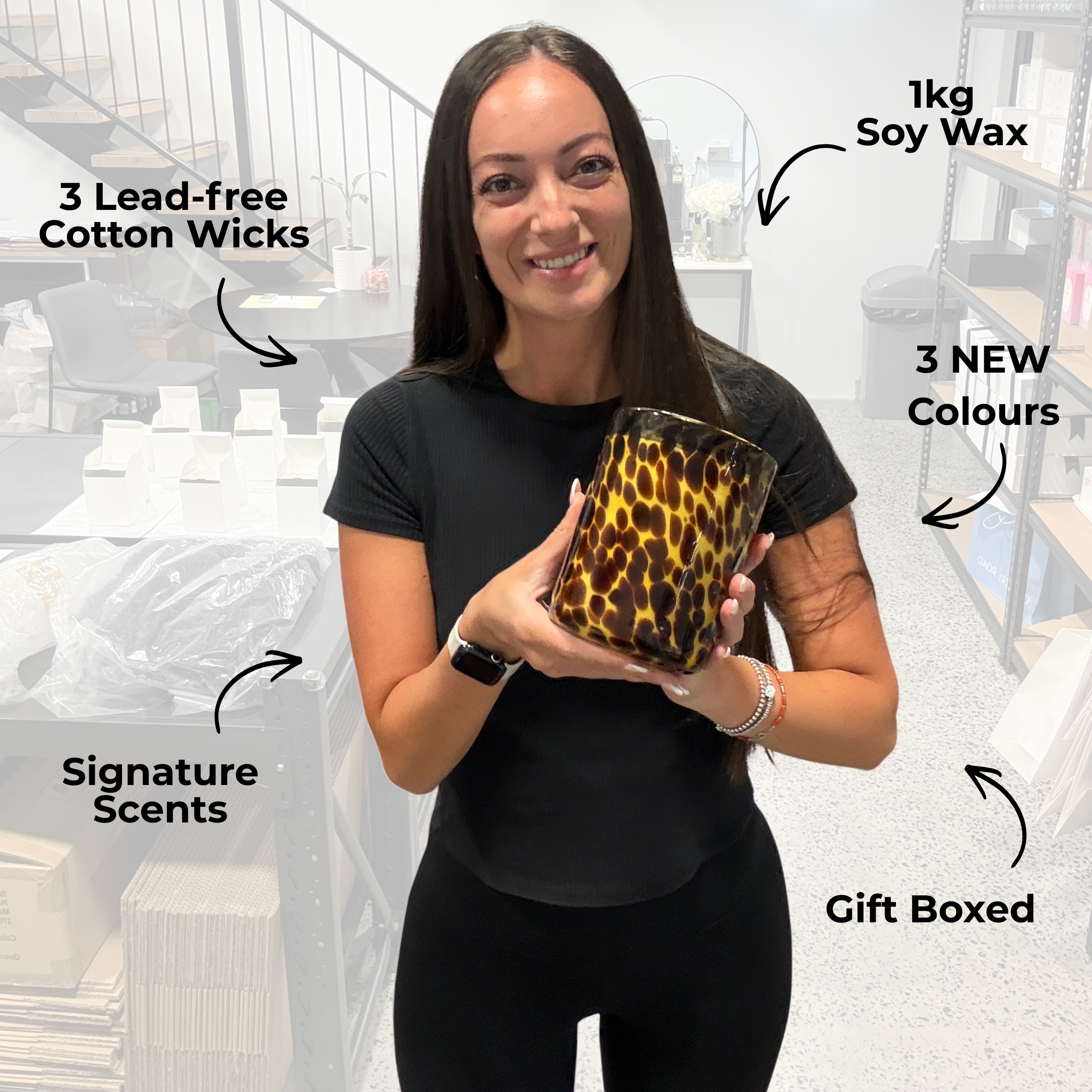 Grande 1kg Luxury Scented Soy Candle