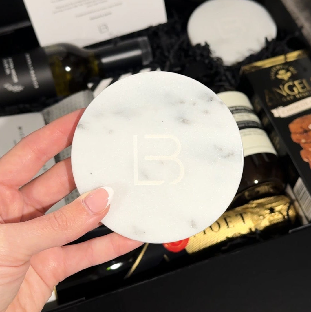 Premium Engraved Marble Coasters (MOQ 10)