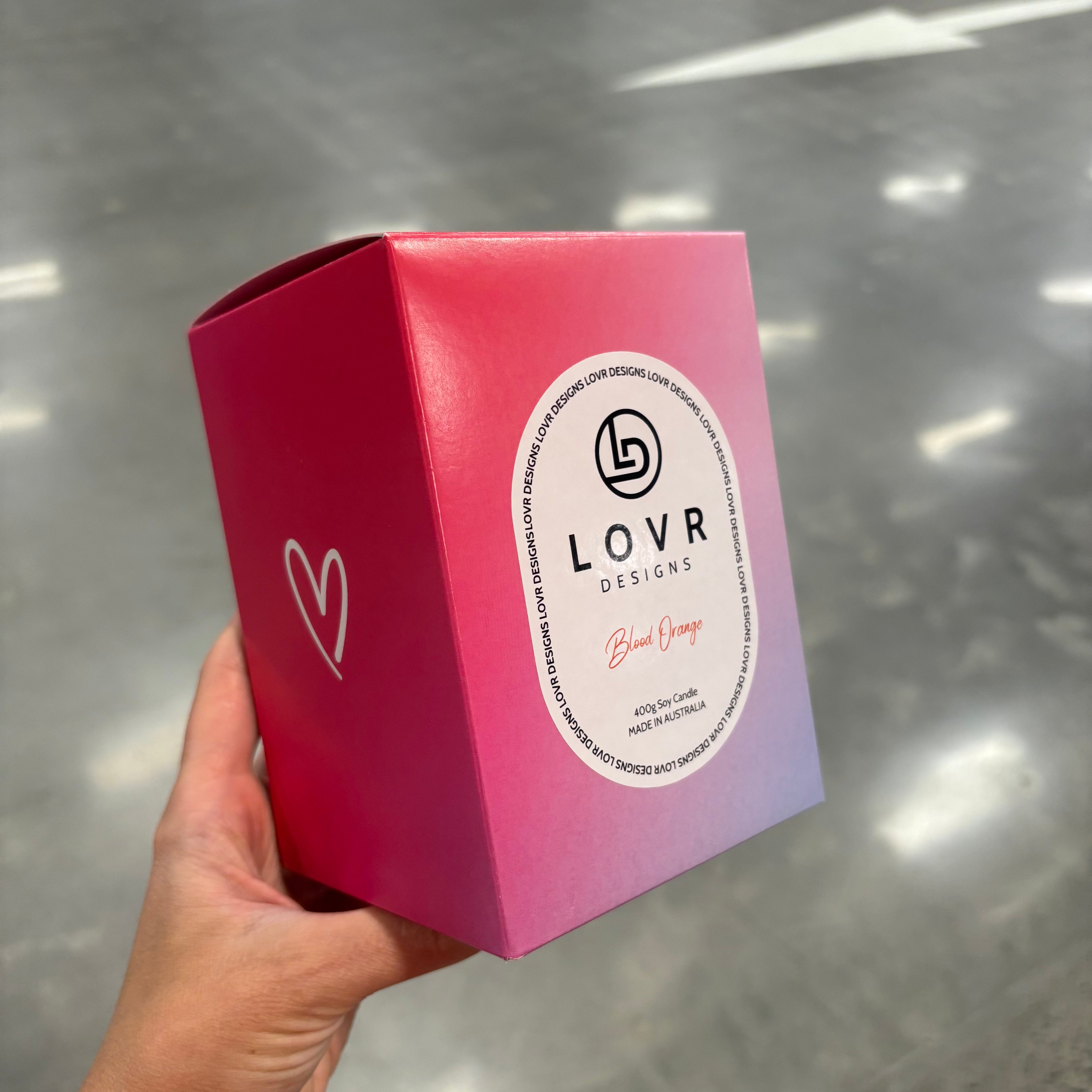 (Perfectly Imperfect) XL 400g Candle - Blood Orange