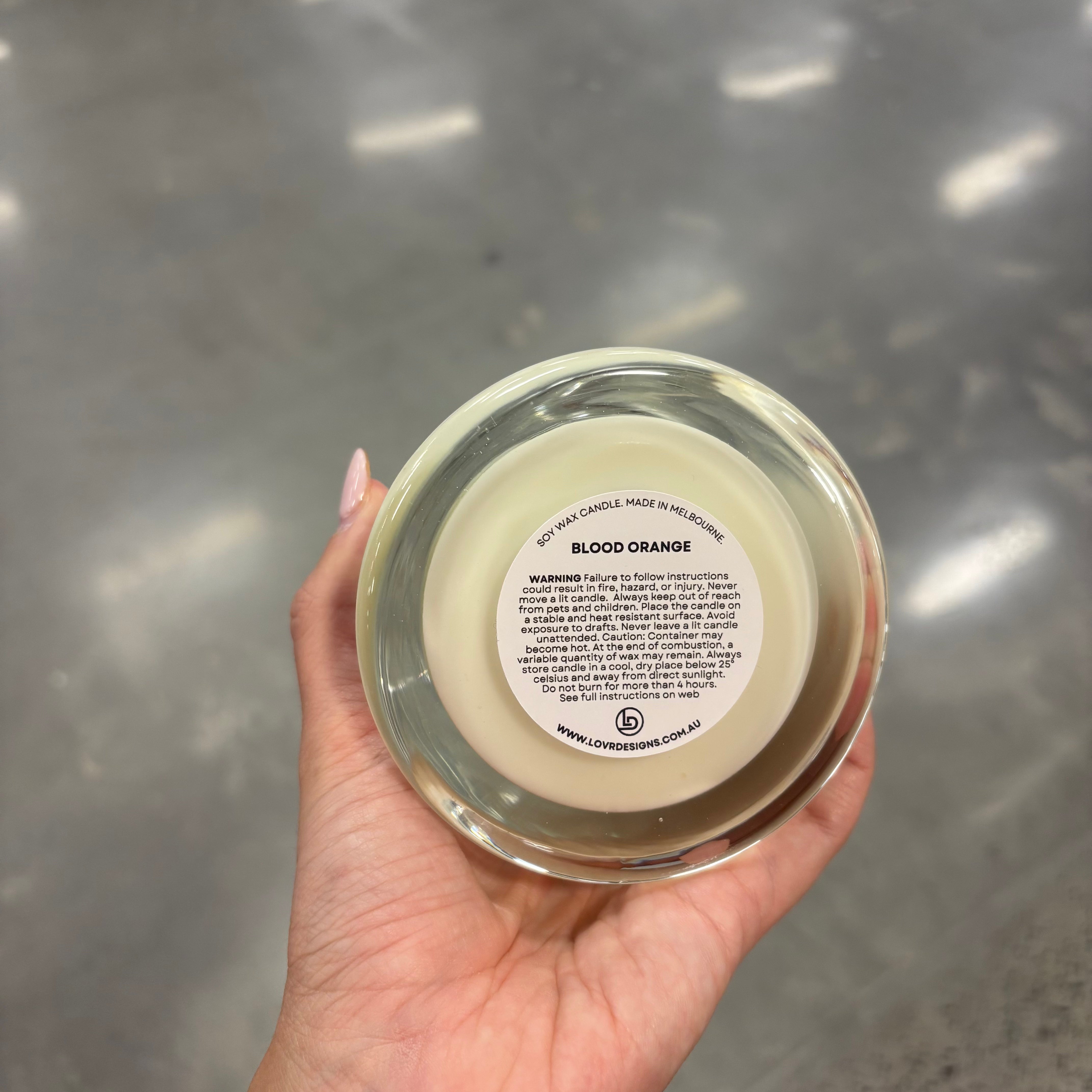 (Perfectly Imperfect) XL 400g Candle - Blood Orange