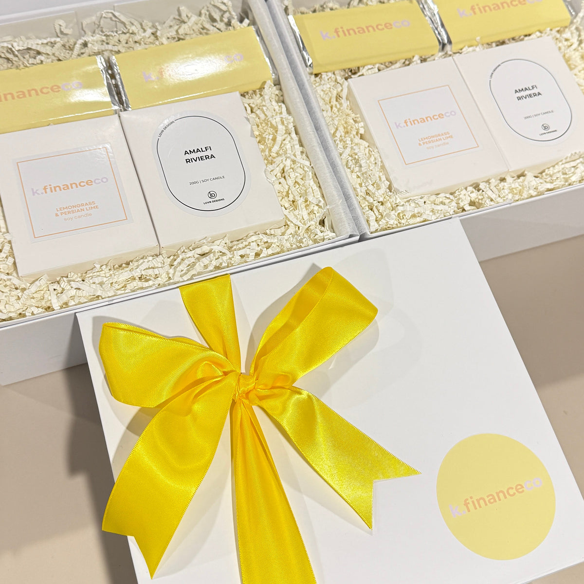 Double Candles, Double Chocolates – Custom Branded Gift Hamper
