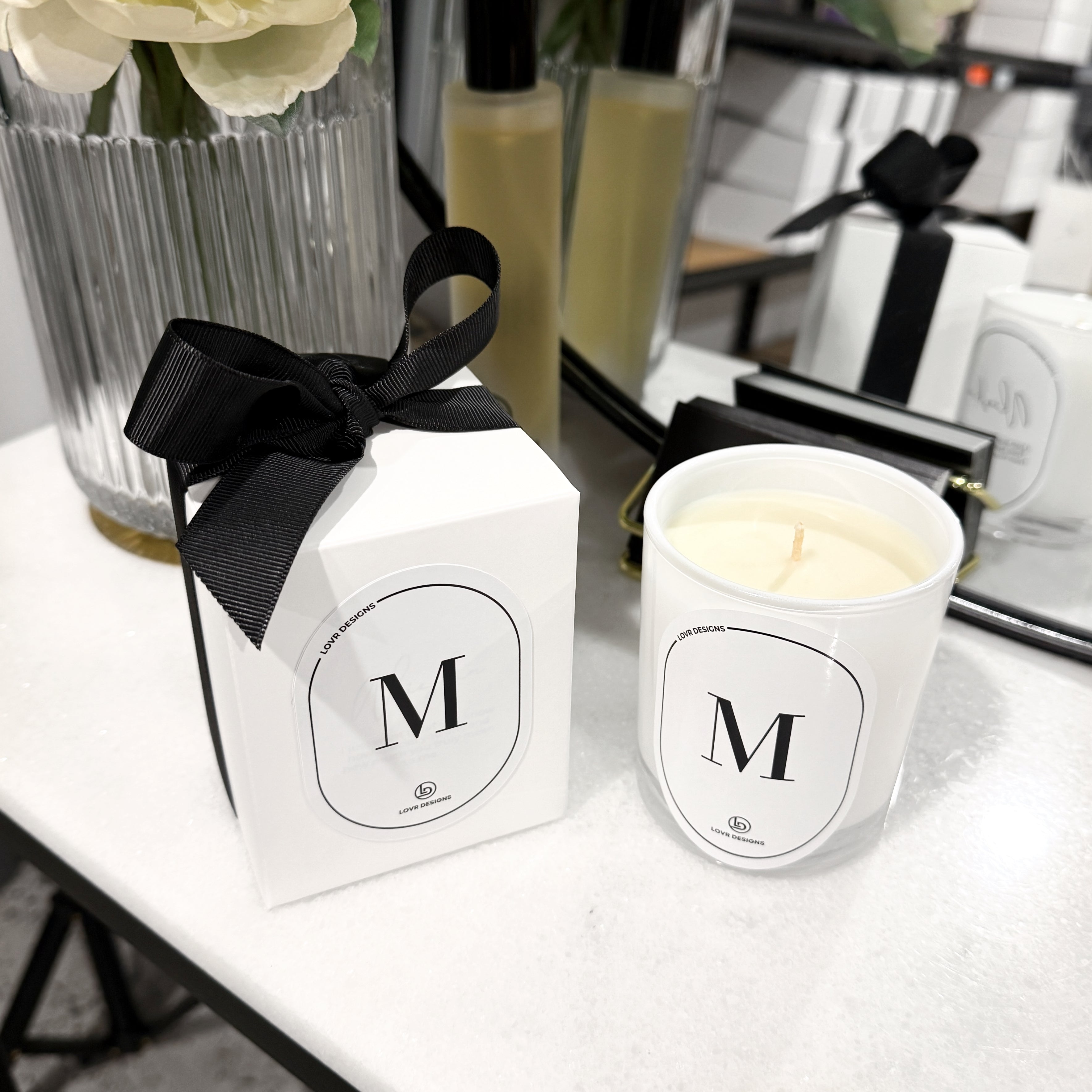 Personalised Letter Soy Candle