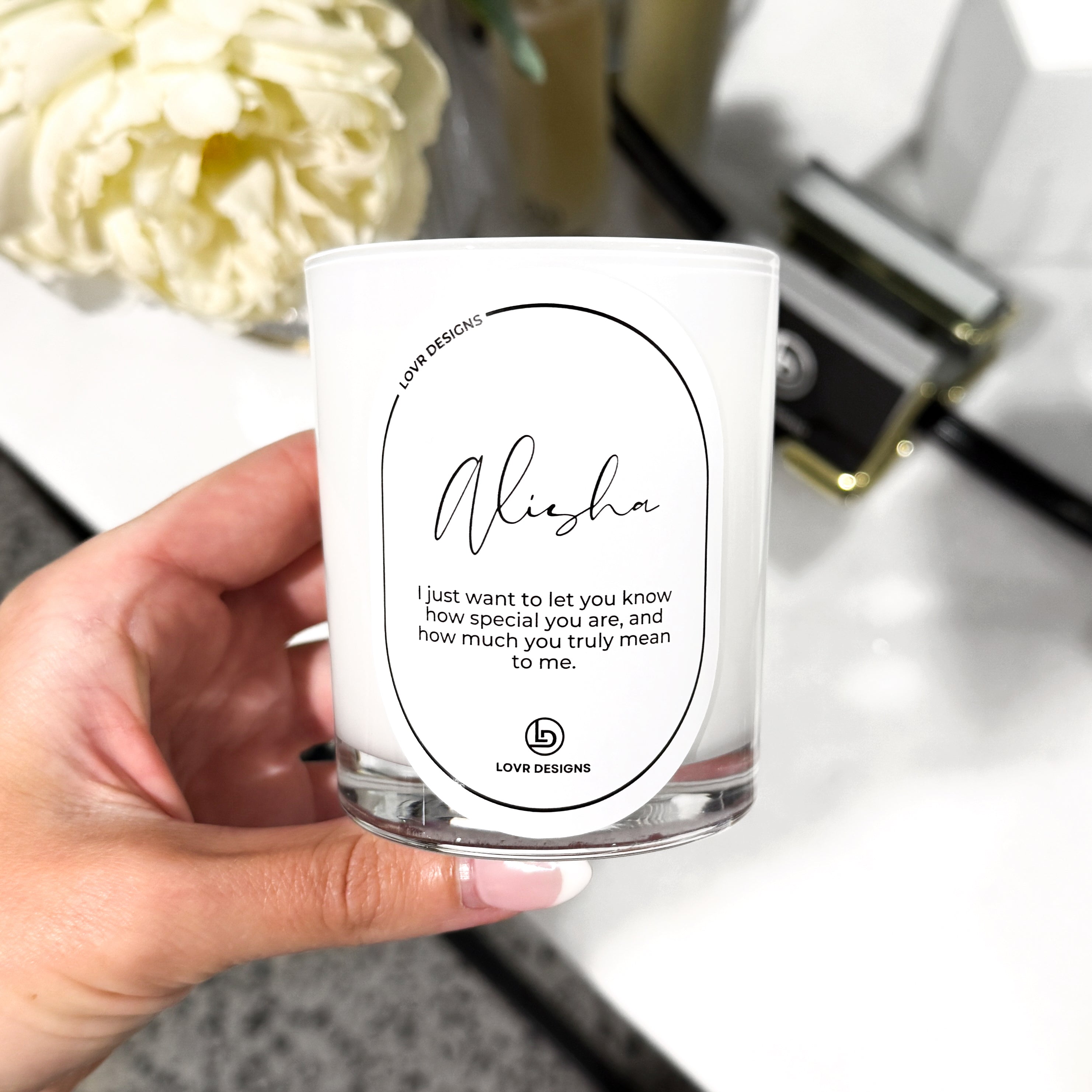 Write Your Own Message Soy Candle