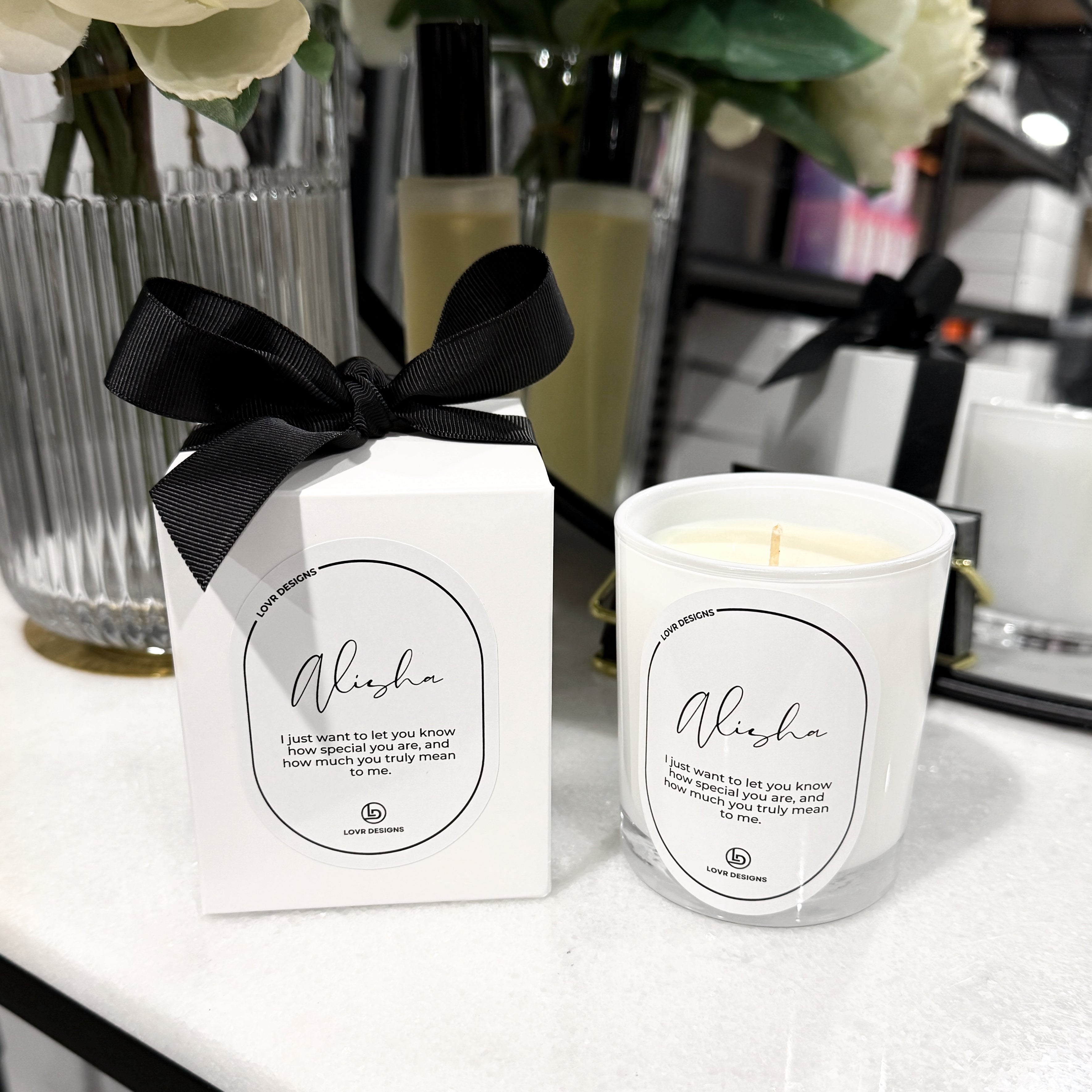 Write Your Own Message Soy Candle